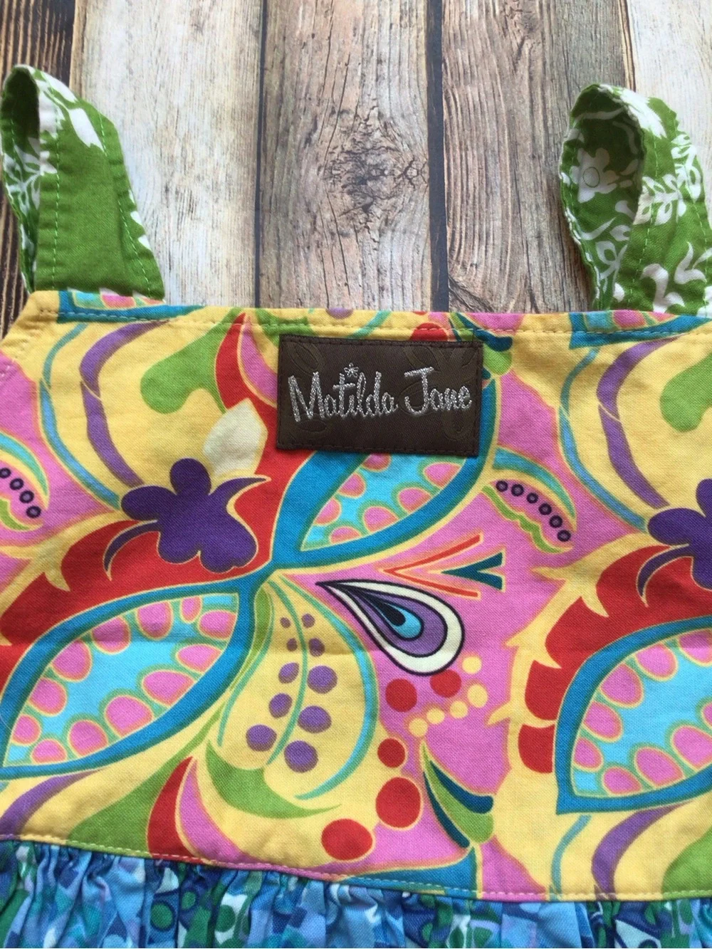 Matilda Jane Art Fair Platinum Mosaic Knot Dress